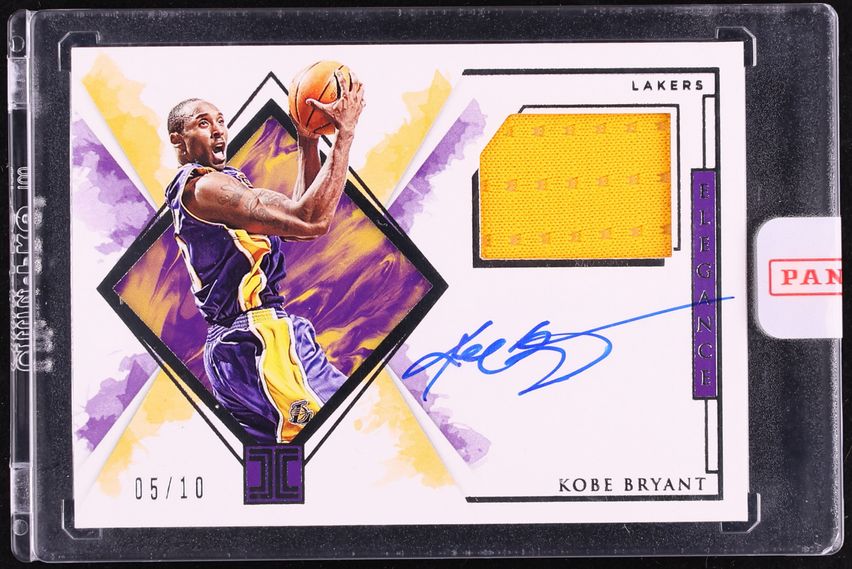 2019 Panini Impeccable Elegance Kobe Bryant PATCH AUTO /10 #ER-KBR