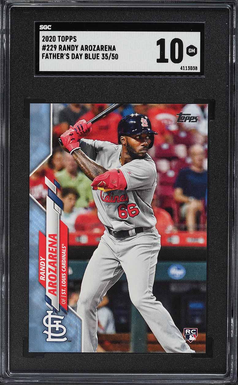 2020 Topps Chrome Refractor Randy Arozarena ROOKIE RC #49 PSA 10