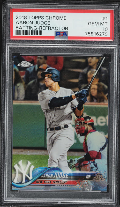 2018 Donruss Whammy! Aaron Judge #W4 PSA 10 GEM MINT on Fanatics