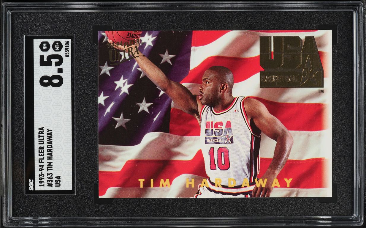 1993 Ultra USA Basketball Team Tim Hardaway #363 SGC 8.5 NM-MT+