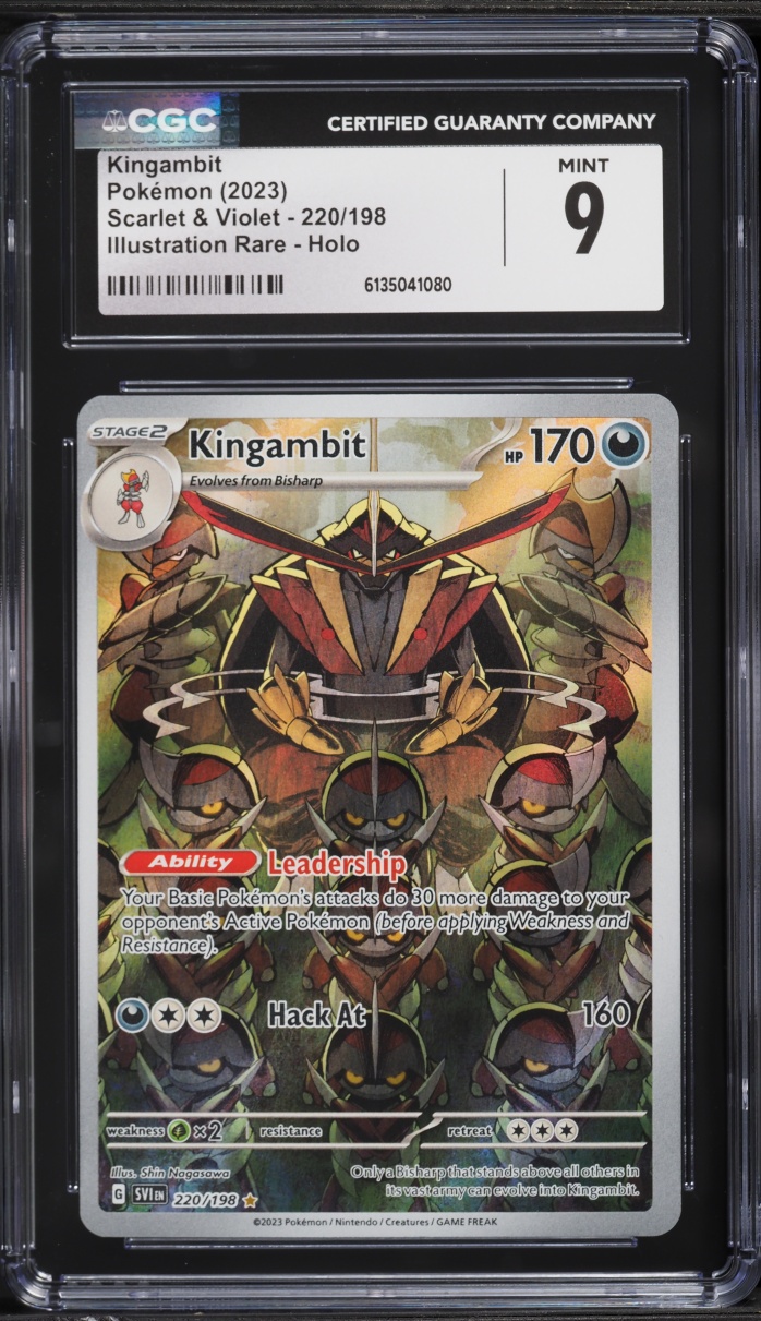 2023 Pokemon Scarlet & Violet IR Kingambit #220 CGC 9 MINT