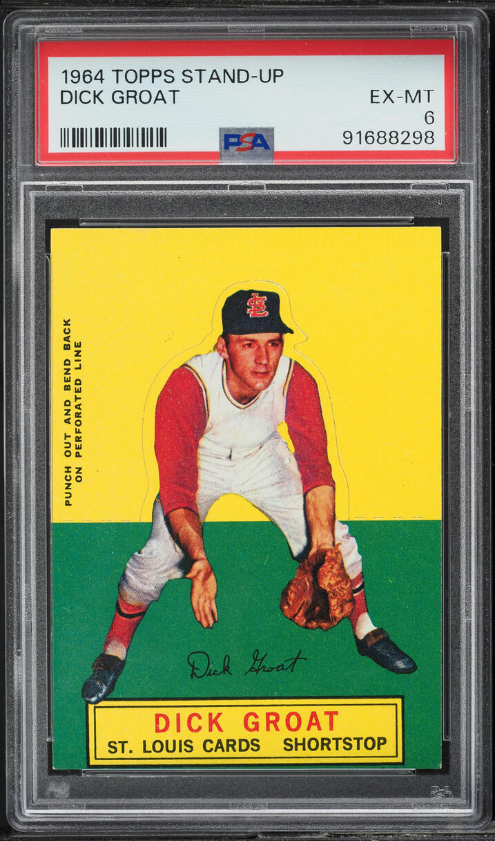 1964 Topps Stand-Up Dick Groat PSA 6 EXMT
