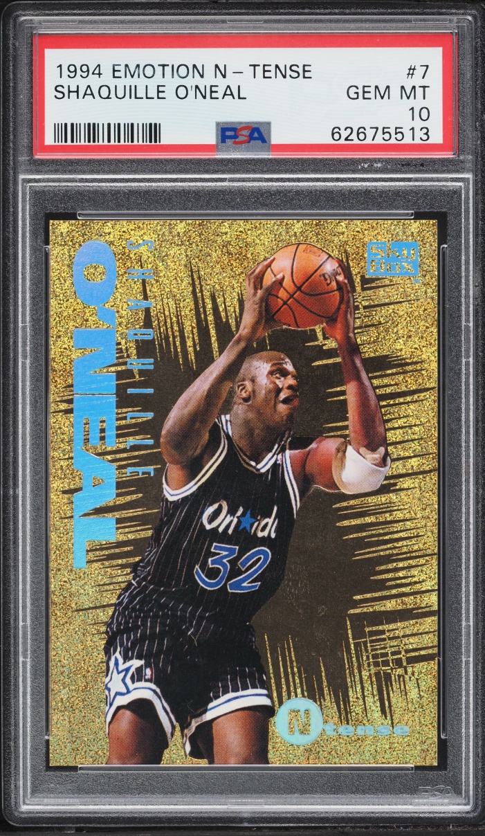 1994 Skybox Emotion N-Tense Shaquille O'Neal #7 PSA 10 GEM MINT