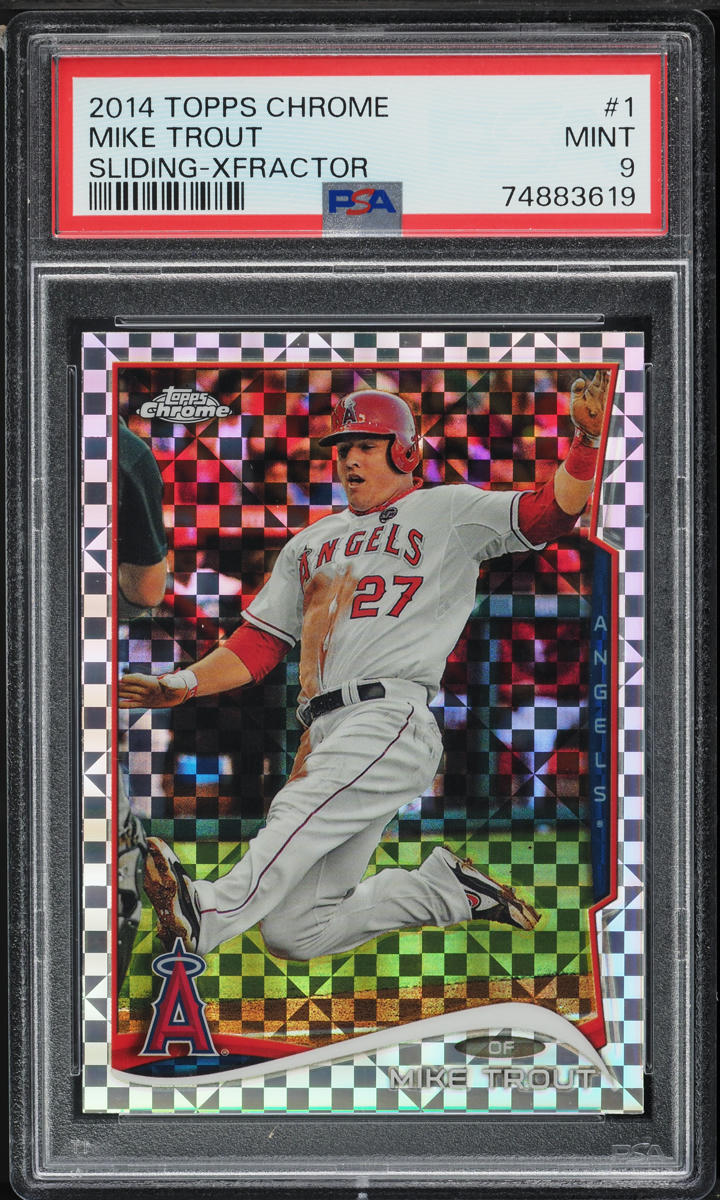 2014 Topps Mike Trout #1 CSG 9.5 GEM MINT on Fanatics Collect