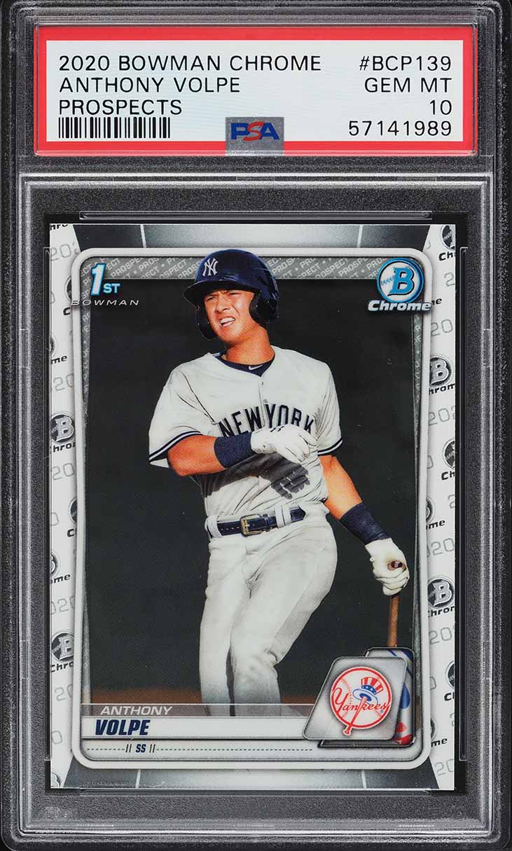 2020 Bowman Paper Prospects Sky Blue Anthony Volpe ROOKIE RC /499