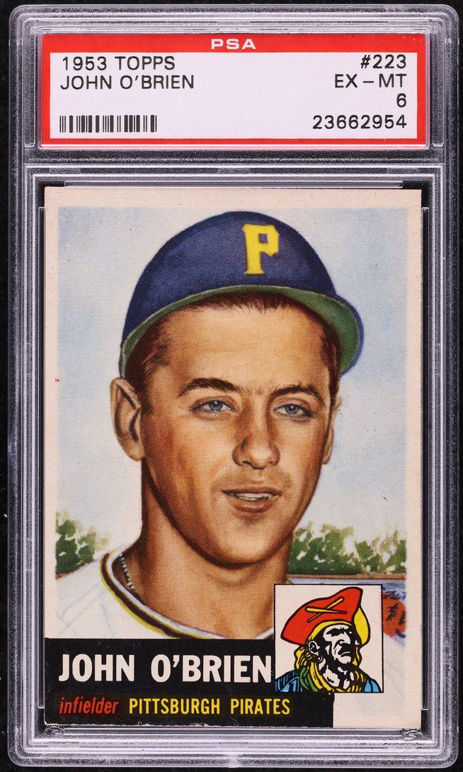 1953 Topps John O'Brien #223 PSA 6 EXMT