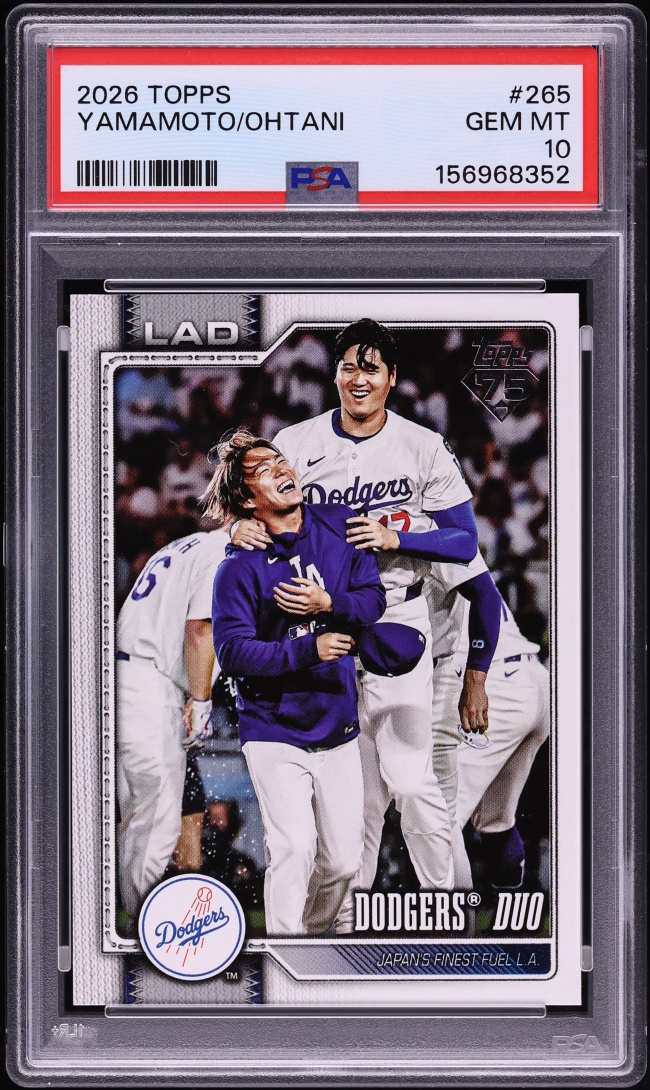 2026 Topps Yamamoto Ohtani #265 PSA 10 GEM MINT