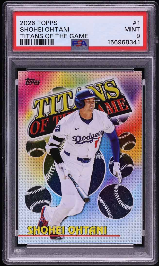 2026 Topps Titans Of The Game Shohei Ohtani #1 PSA 9 MINT