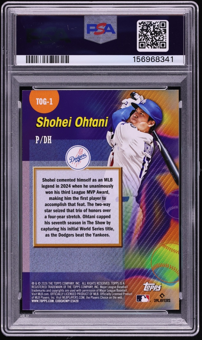 2026 Topps Titans Of The Game Shohei Ohtani #1 PSA 9 MINT