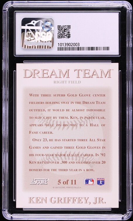1993 Score Gold Dream Team Ken Griffey Jr. #5 CSG 8 NM-MT