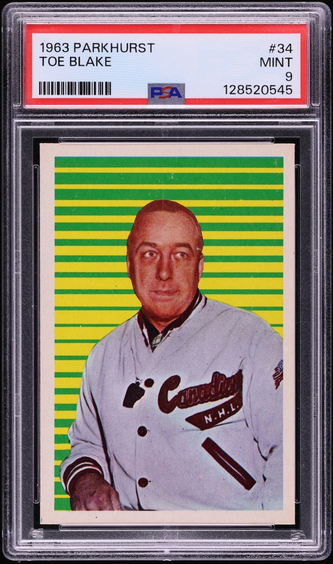 1963 Parkhurst Toe Blake #34 PSA 9 MINT