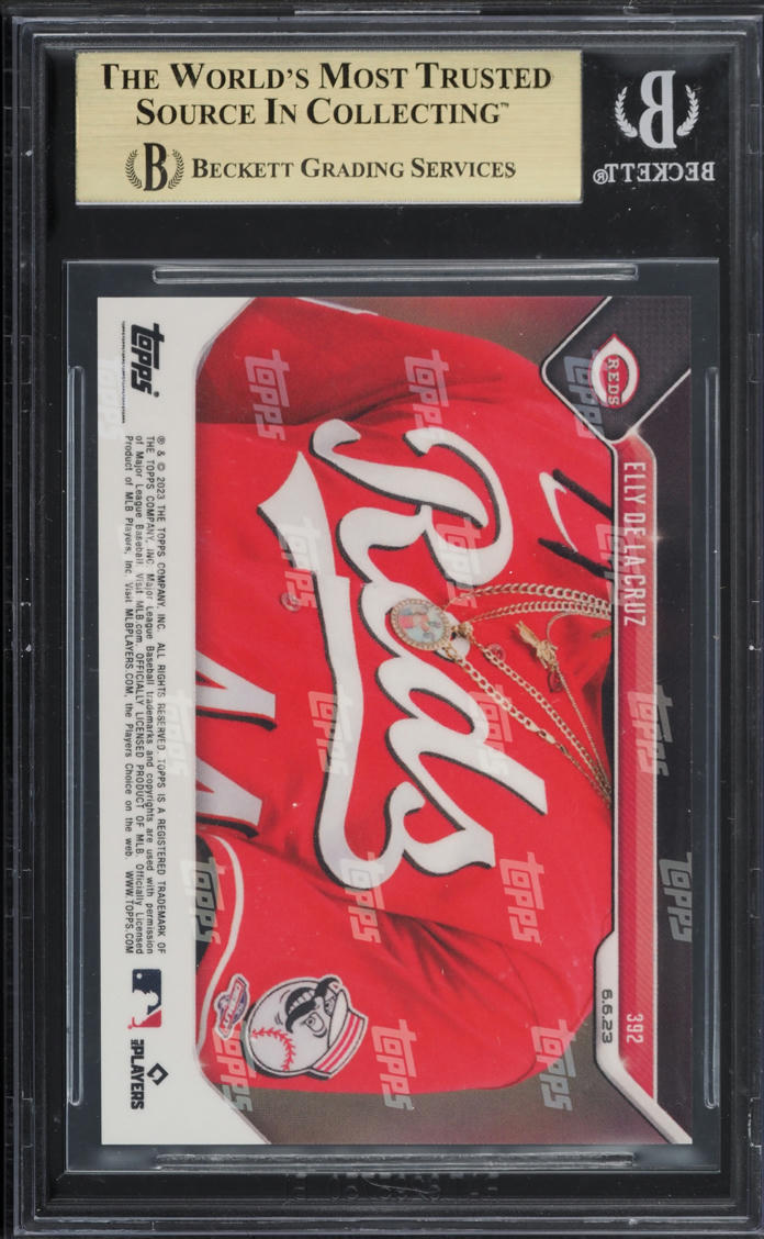2023 Topps Now Elly De La Cruz PROSPECT #392 BGS 9.5 GEM MINT