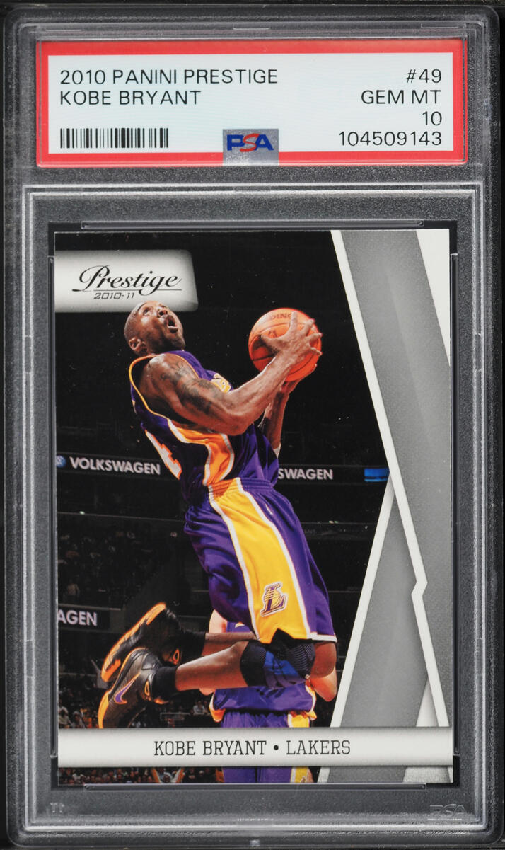 2010 Panini Prestige Kobe Bryant #49 PSA 10 GEM MINT