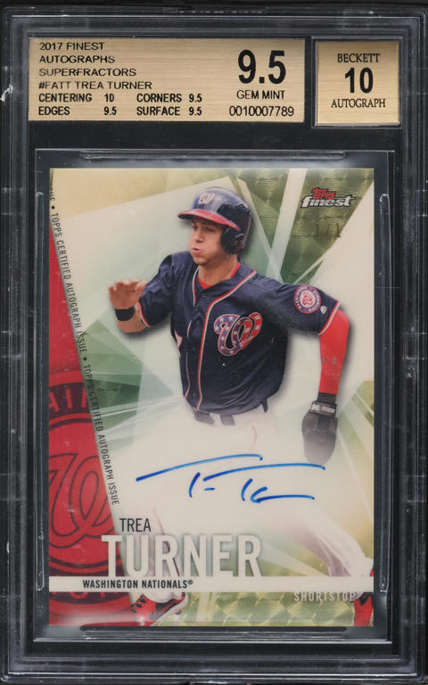 2023 Topps Chrome Let's Go Red Refractor Trea Turner /5 #LGC-34