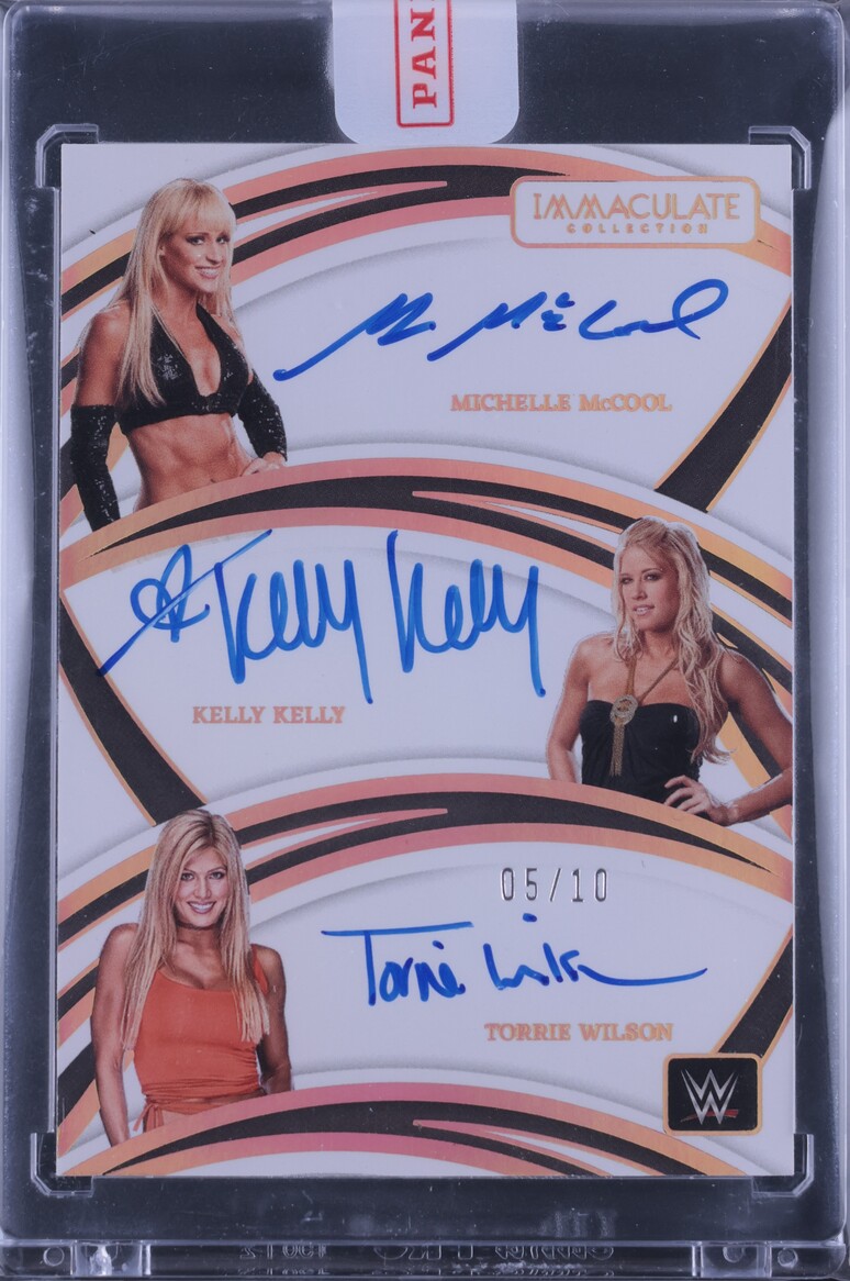 2022 Immaculate WWE Michelle McCool Kelly Torrie Wilson AUTO /10 CGC ...