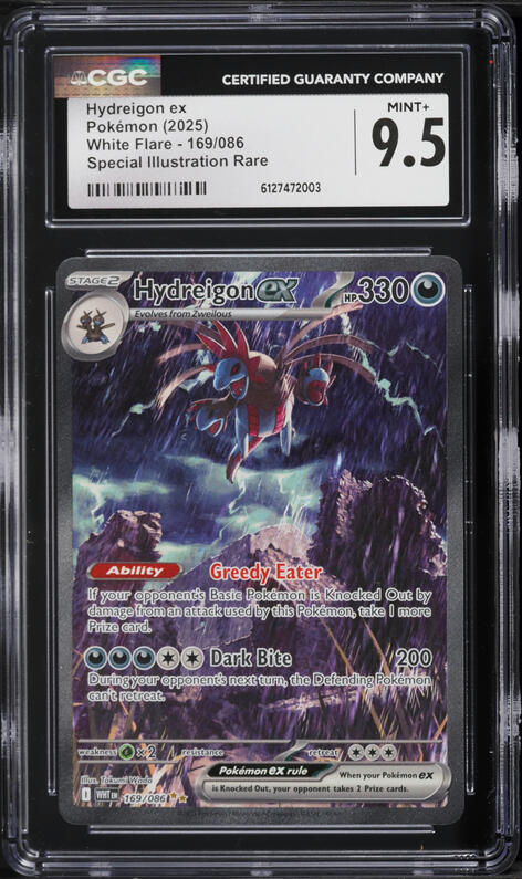 2024 Pokemon SV Surging Sparks Full Art Hydreigon ex #223 PSA 10