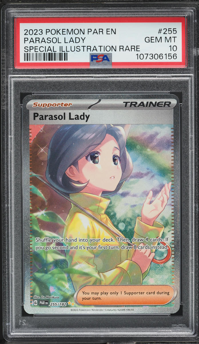 2023 Pokemon Scarlet & Violet Paradox Rift SIR Parasol Lady #255 PSA 10 GEM MINT