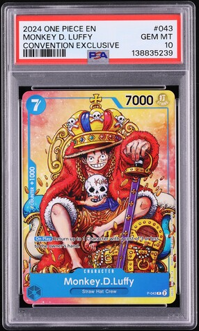 2024 One Piece Japanese SD Purple Monkey D. Luffy #P-041 CGC 10