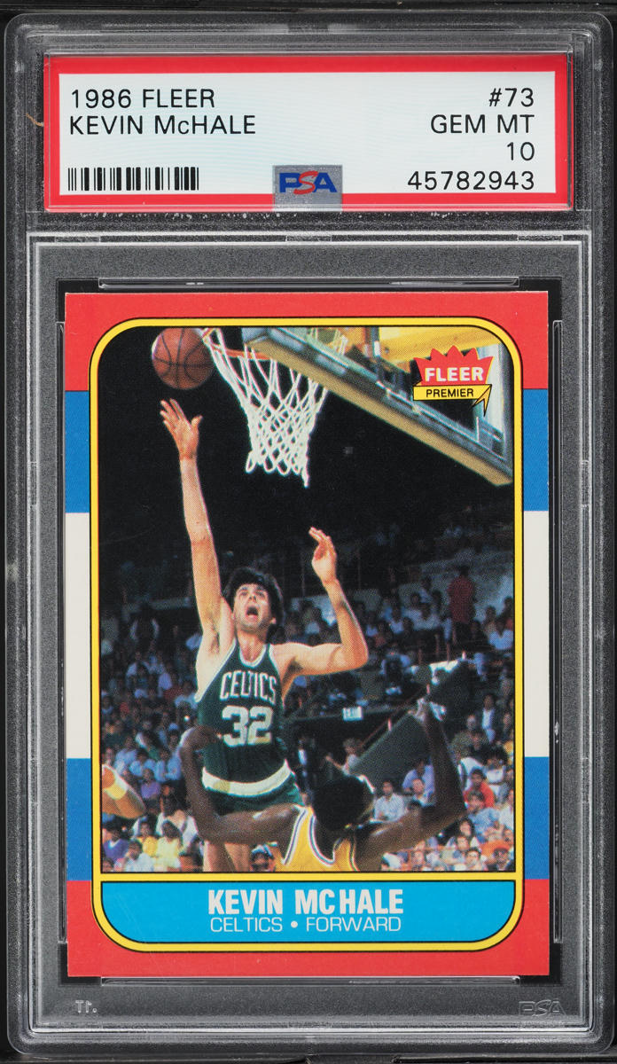 1986 Fleer Basketball Kevin McHale #73 PSA 10 GEM MINT