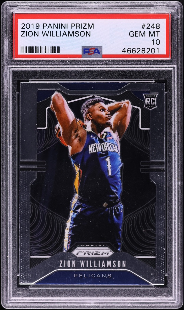 2019 Panini Prizm Zion Williamson ROOKIE #248 PSA 10 GEM MINT