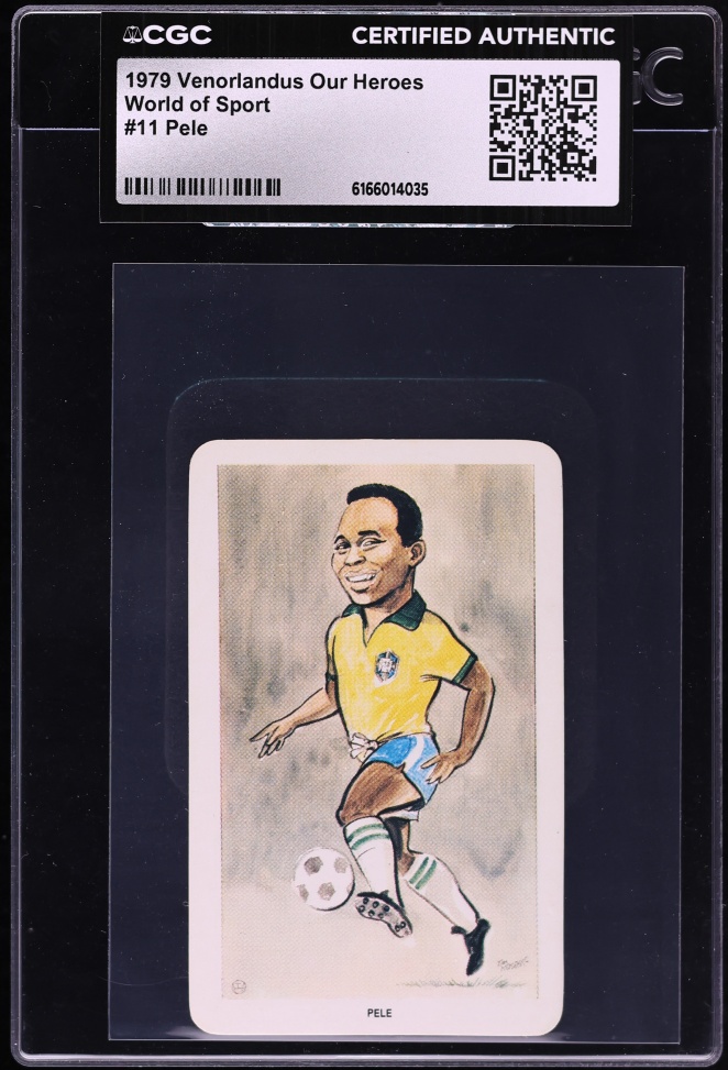 1979 Venorlandus Our Heroes World Of Sport Pele #11 CGC AUTH