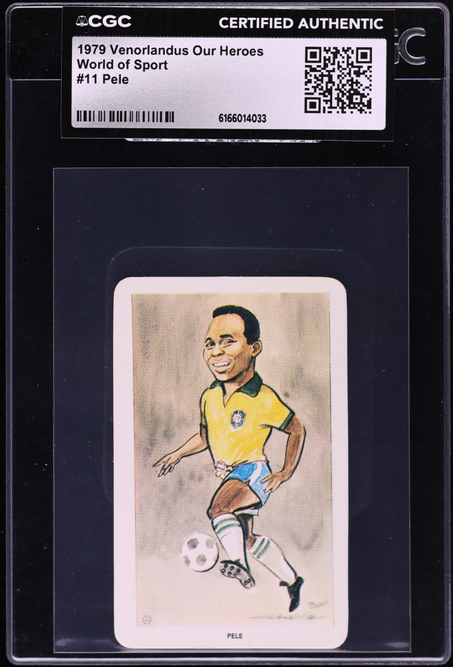 1979 Venorlandus Our Heroes World Of Sport Pele #11 CGC AUTH