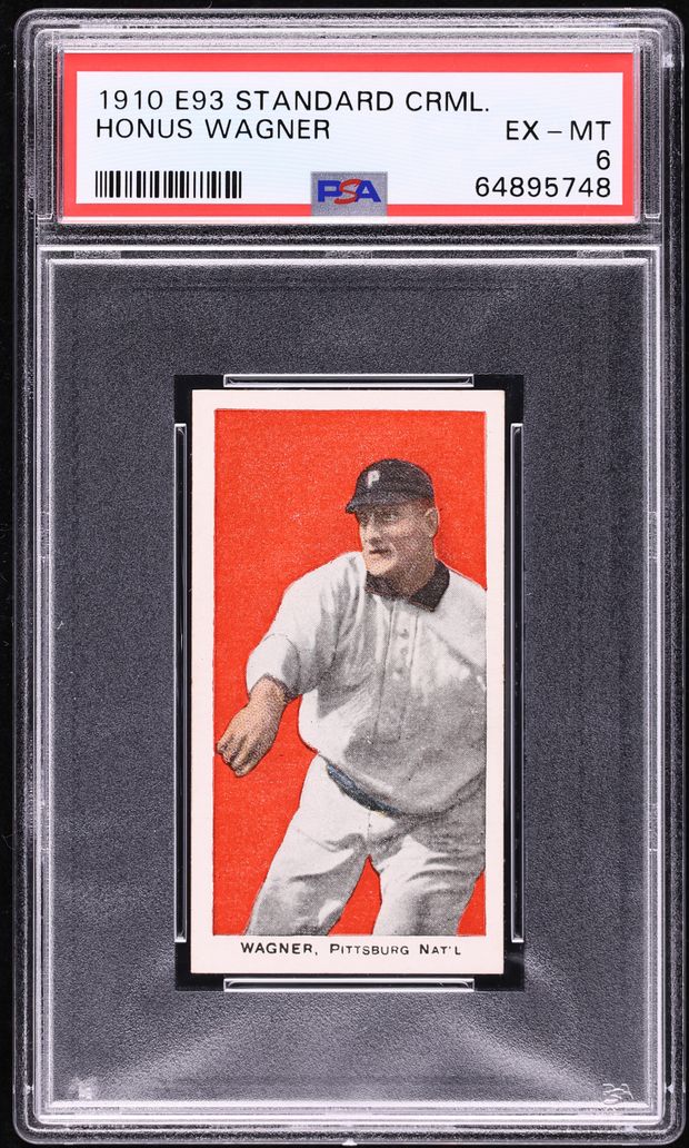 1910 E93 Standard Caramel Honus Wagner PSA 6 EXMT