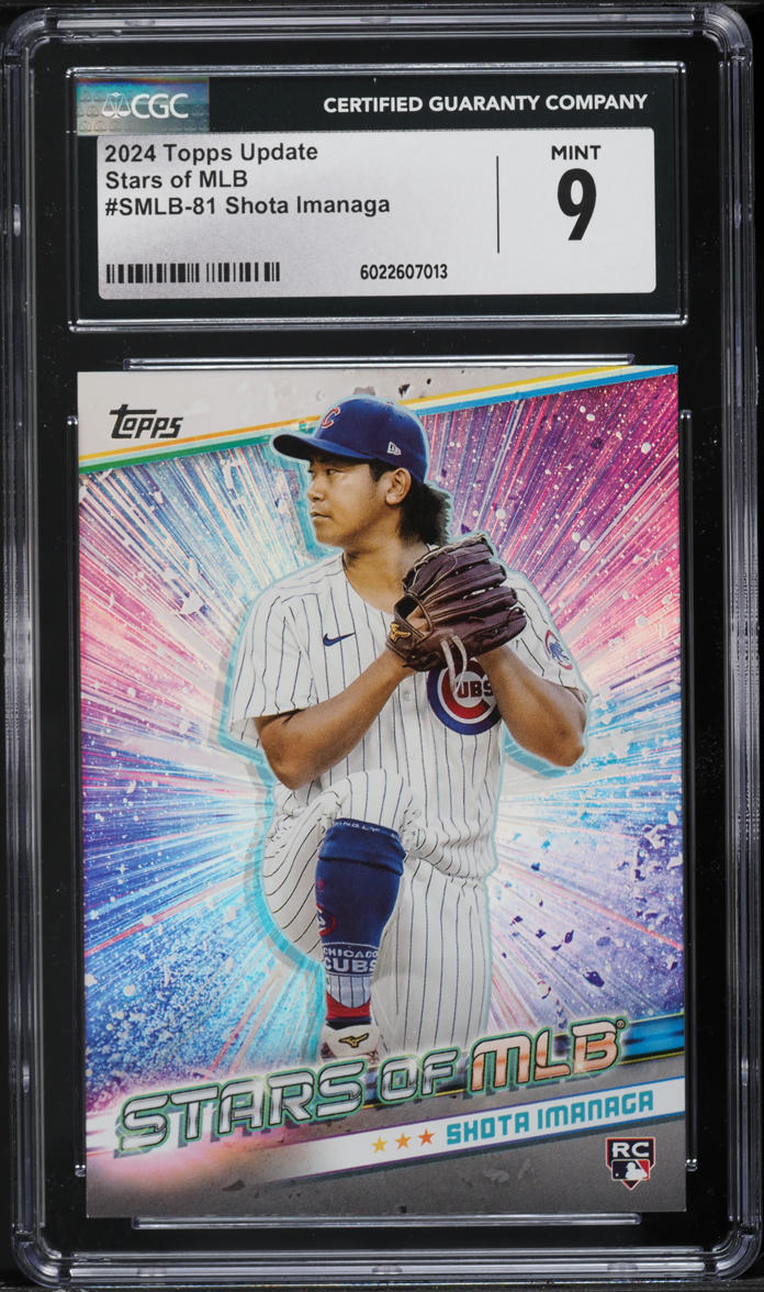 2024 Topps Update Stars Of MLB Shota Imanaga ROOKIE #SMLB-81 CGC 9 MINT