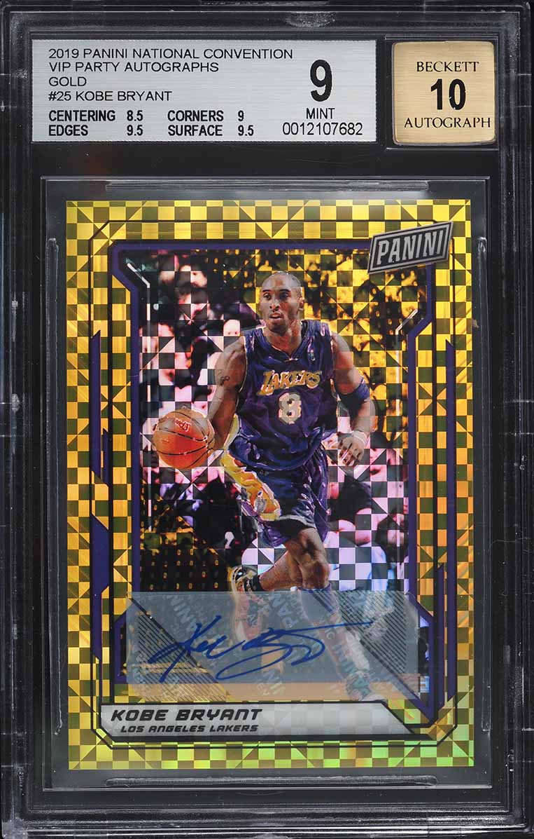 2019 Panini Kobe Bryant Career Highlights Gold Snakeskin Kobe