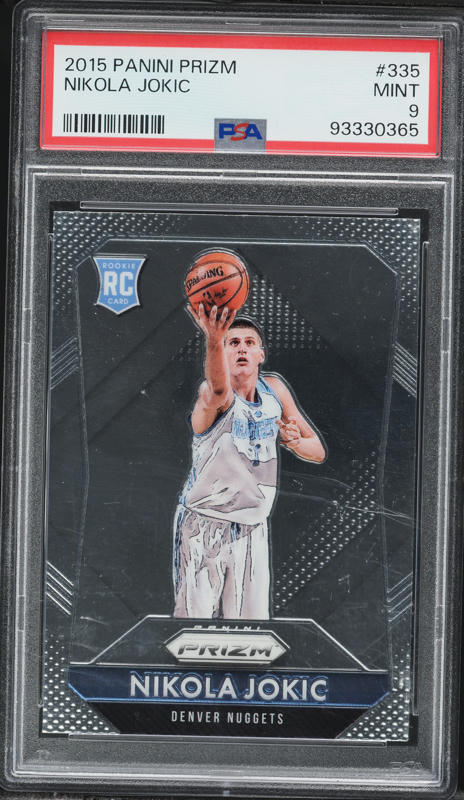 2015 Donruss Basketball Nikola Jokic ROOKIE #215 PSA 9 MINT on