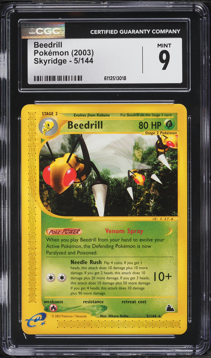 2003 Pokemon Skyridge Beedrill #5 CGC 9 MINT