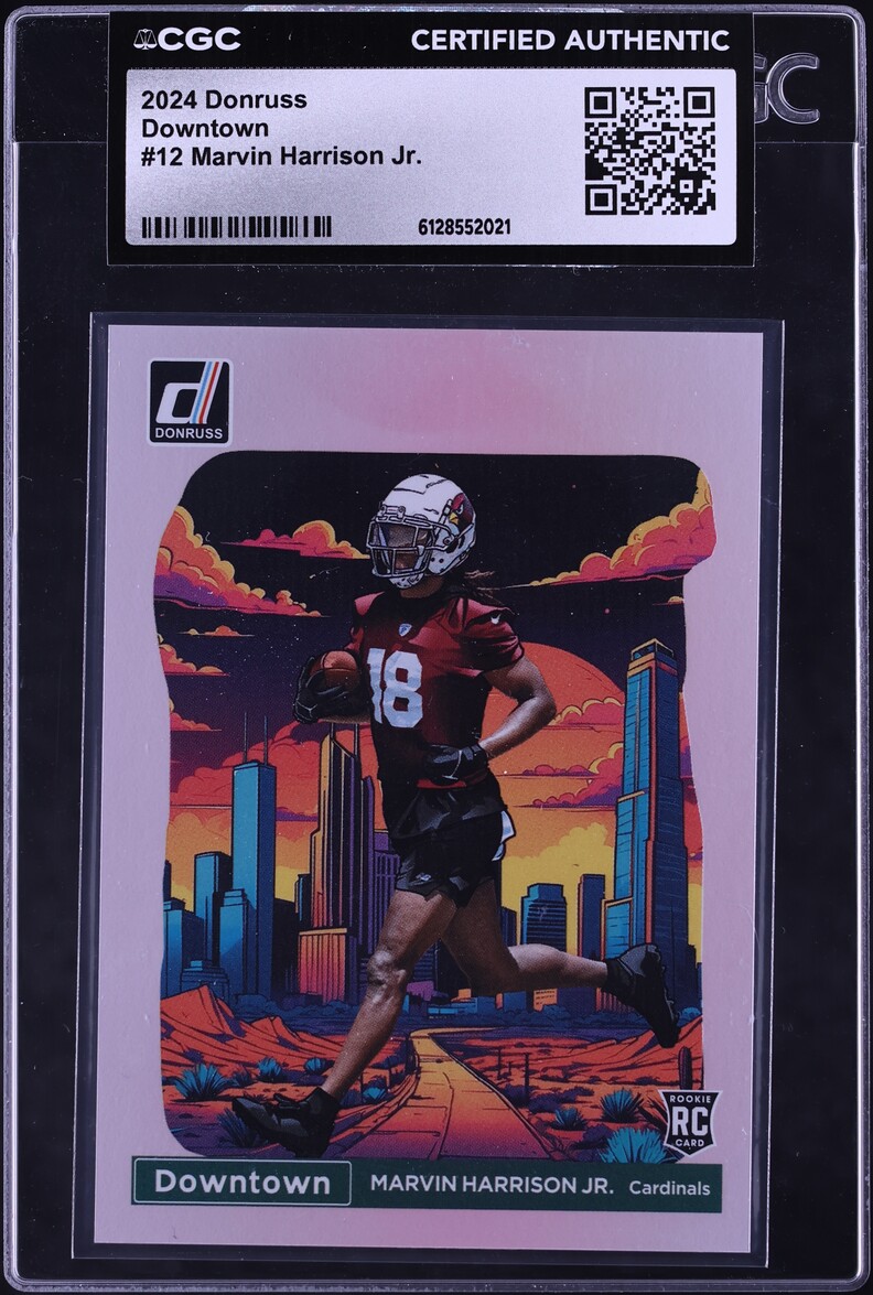 2024 Donruss Downtown Marvin Harrison Jr. ROOKIE #12 CGC AUTH
