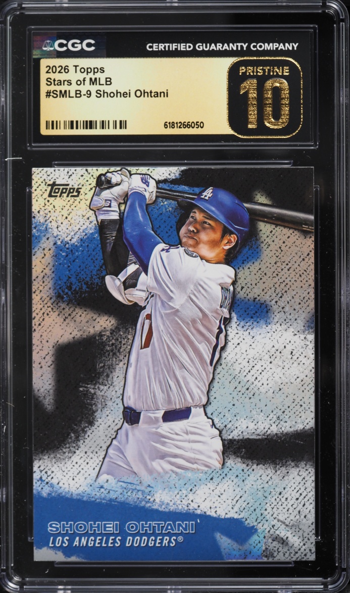 2026 Topps Stars Of MLB Shohei Ohtani #SMLB-9 CGC 10 PRISTINE