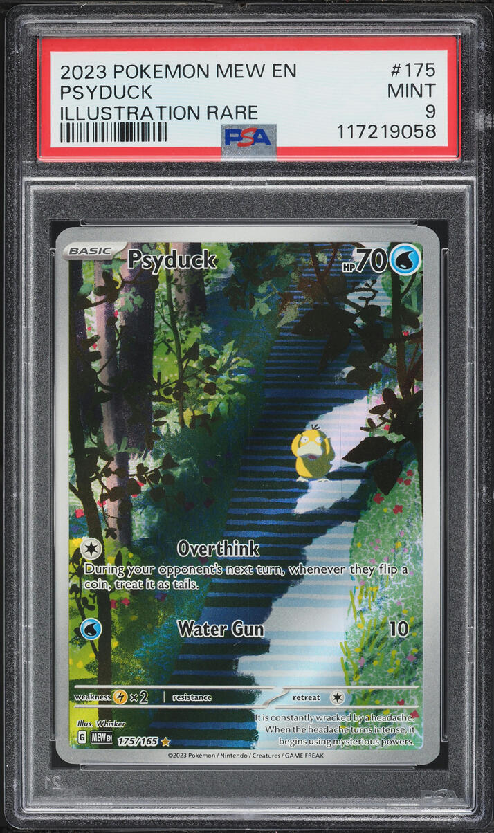 2023 Pokemon Scarlet & Violet 151 IR Psyduck #175 PSA 9 MINT