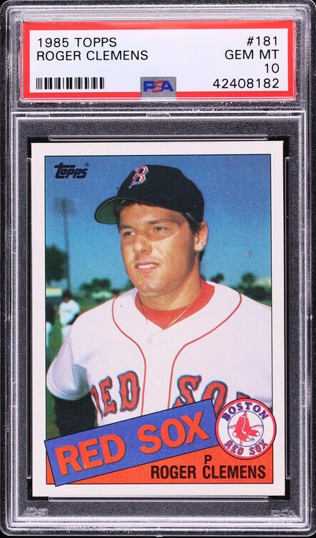 1985 Topps Roger Clemens ROOKIE #181 PSA 10 GEM MINT