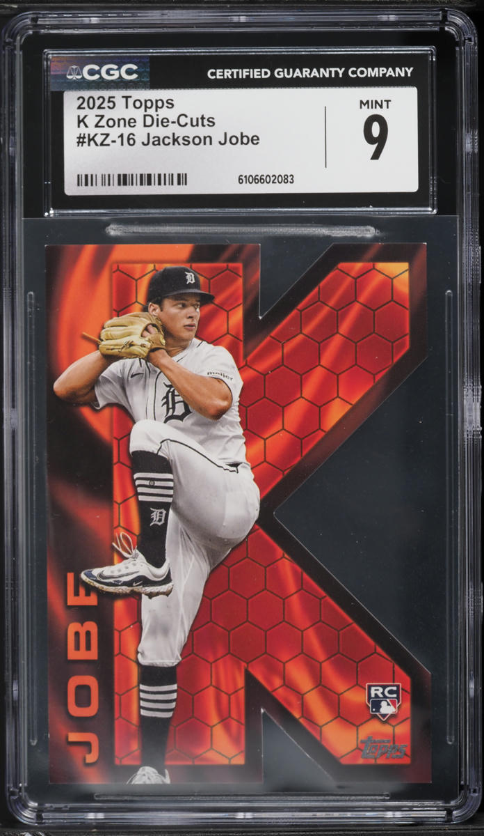 2025 Topps K Zone Die-Cut Jackson Jobe ROOKIE #KZ-16 CGC 9 MINT
