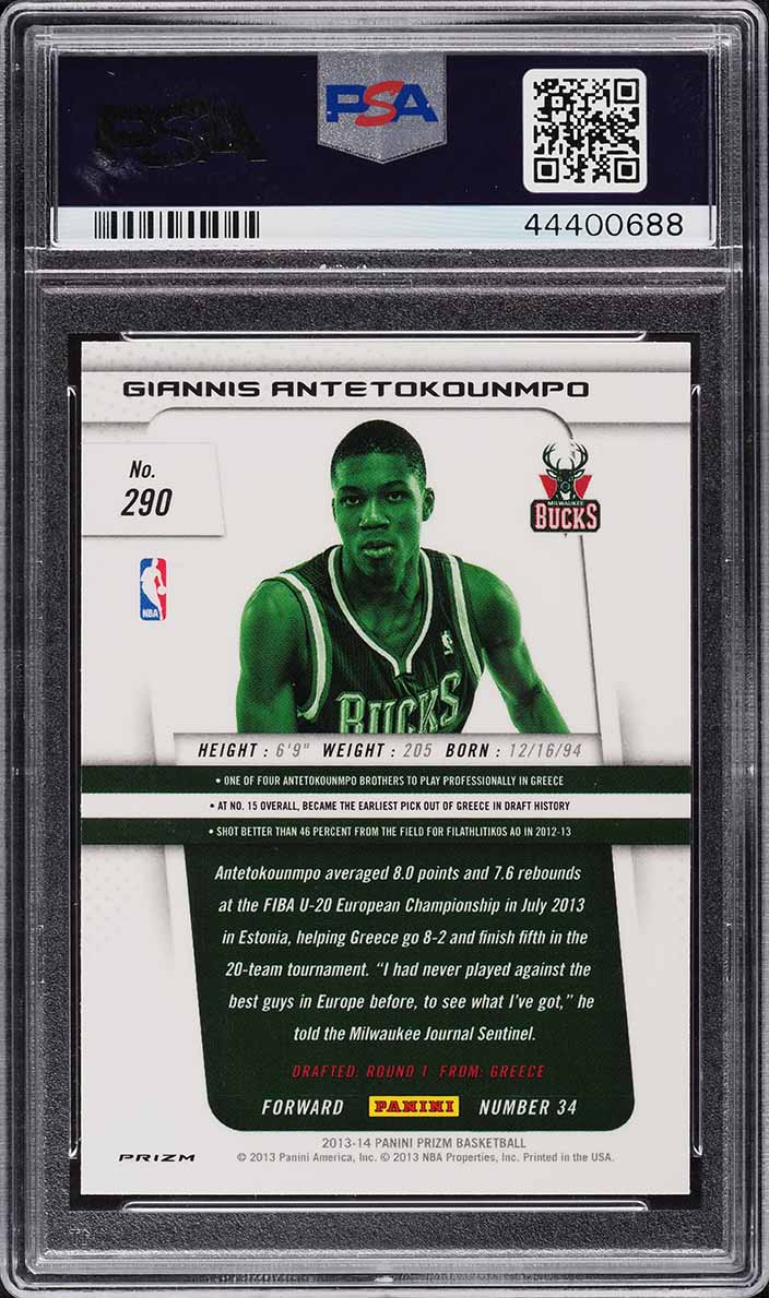 2013 Panini Prizm Red Prizms Giannis Antetokounmpo ROOKIE RC #290
