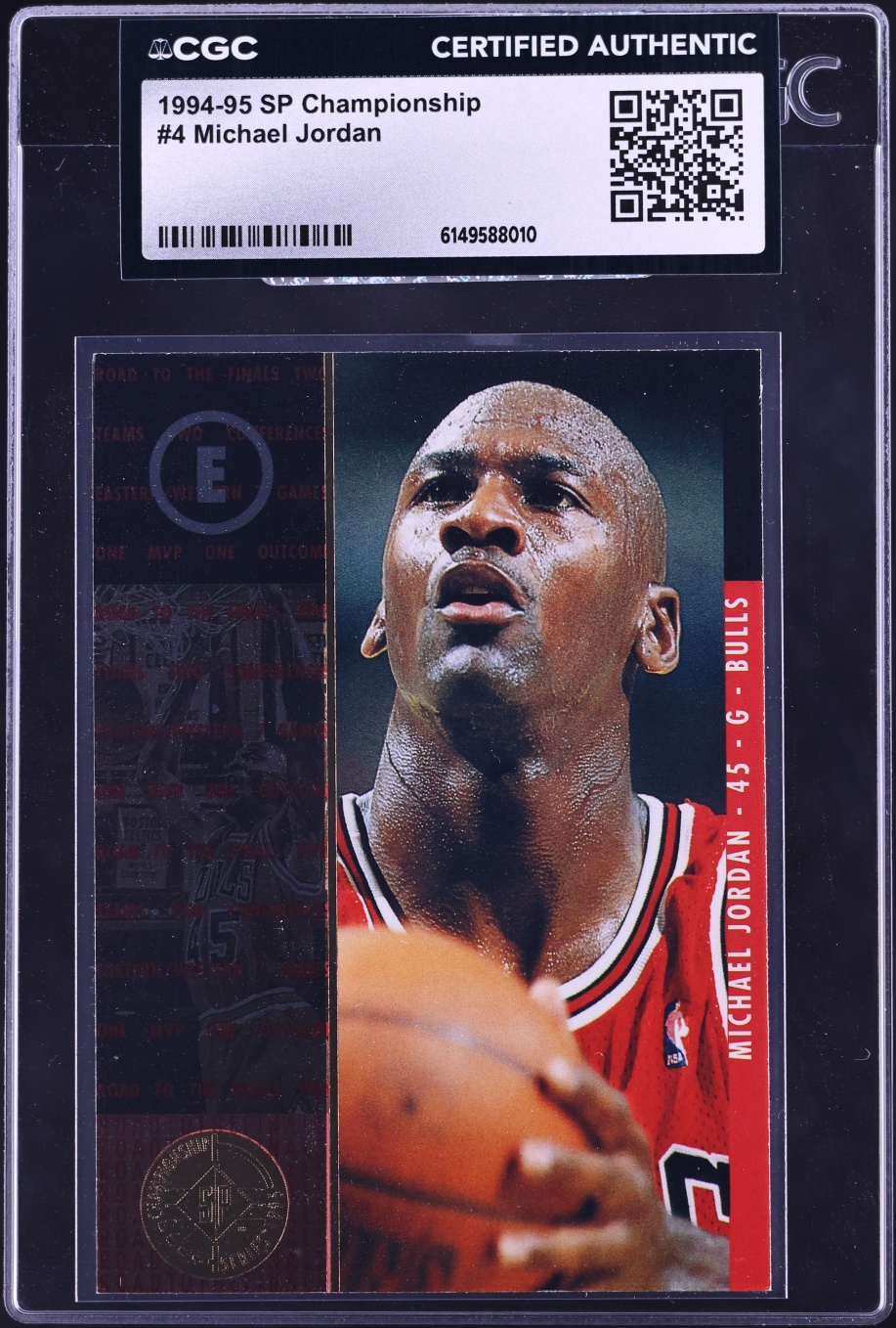 1994 SP Championship Michael Jordan #4 CGC AUTH on Fanatics Collect