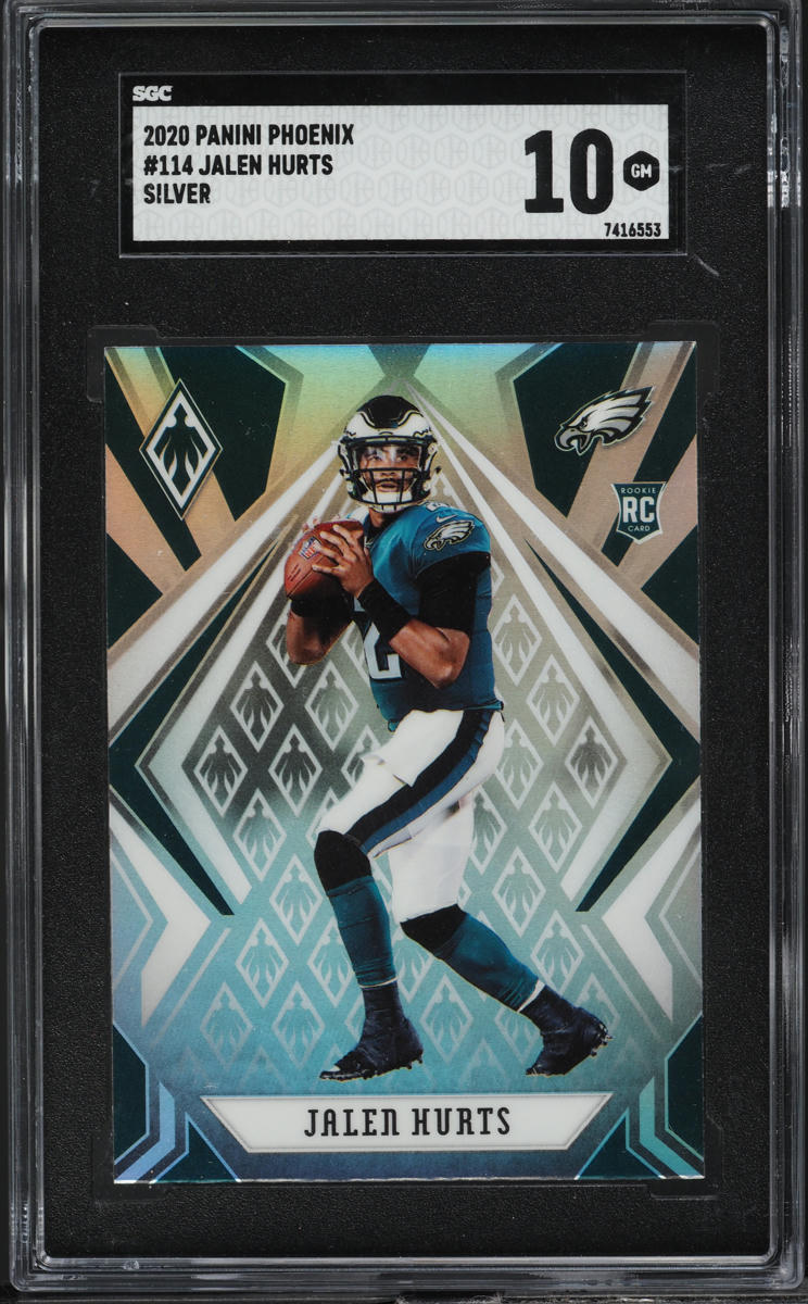 2020 Panini Phoenix Silver Jalen Hurts ROOKIE #114 SGC 10 GEM MINT