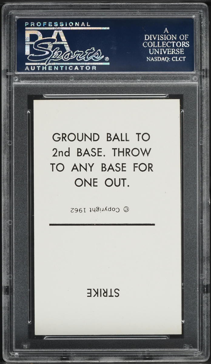 1962 Maris Game Roger Maris PSA 9 MINT