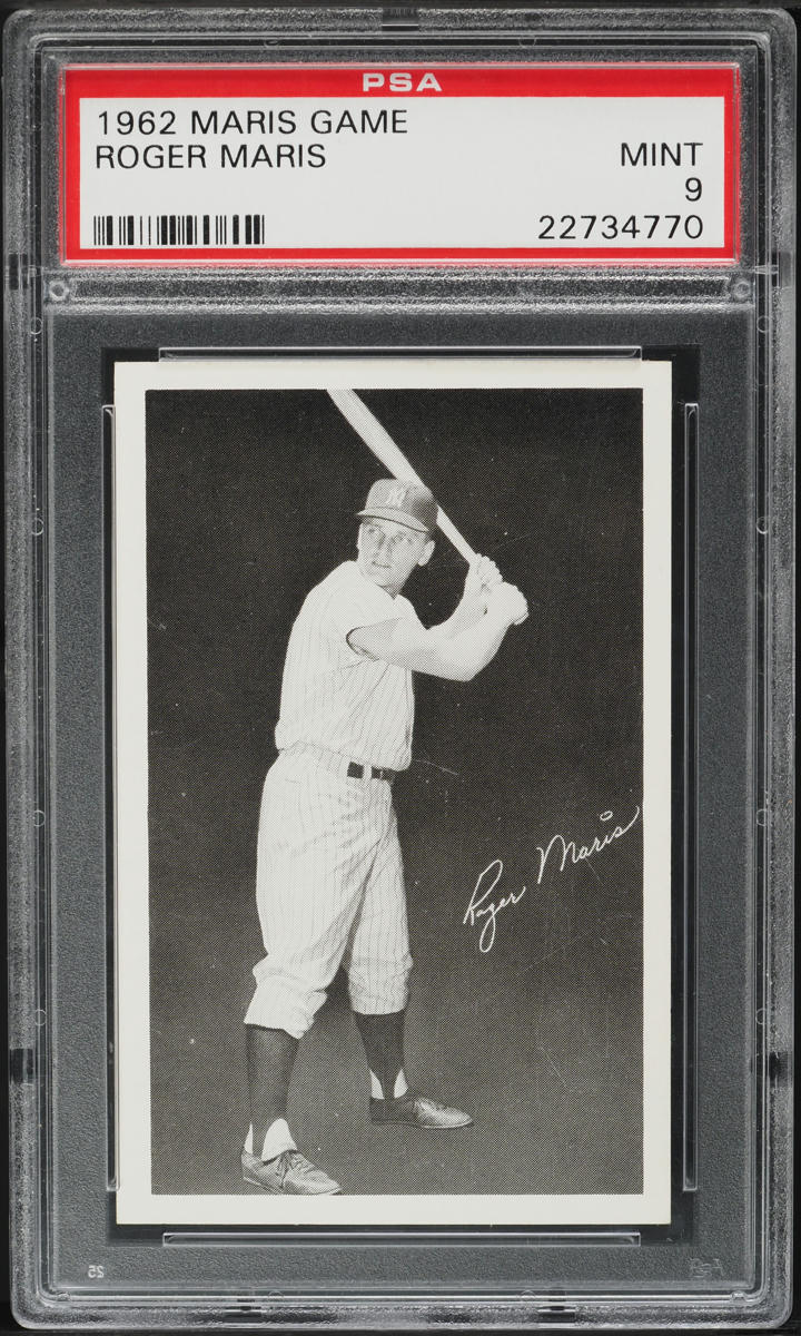 1962 Maris Game Roger Maris PSA 9 MINT