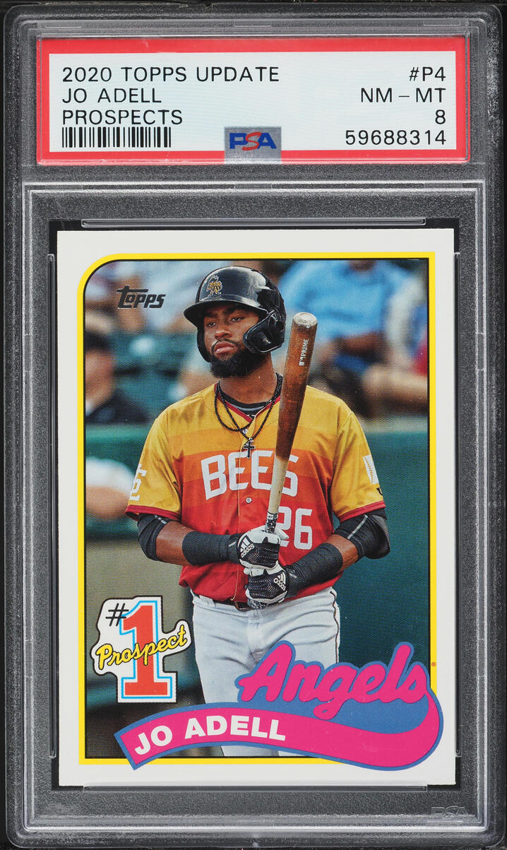 2020 Topps Update Jo Adell PROSPECT #P-4 PSA 8 NM-MT