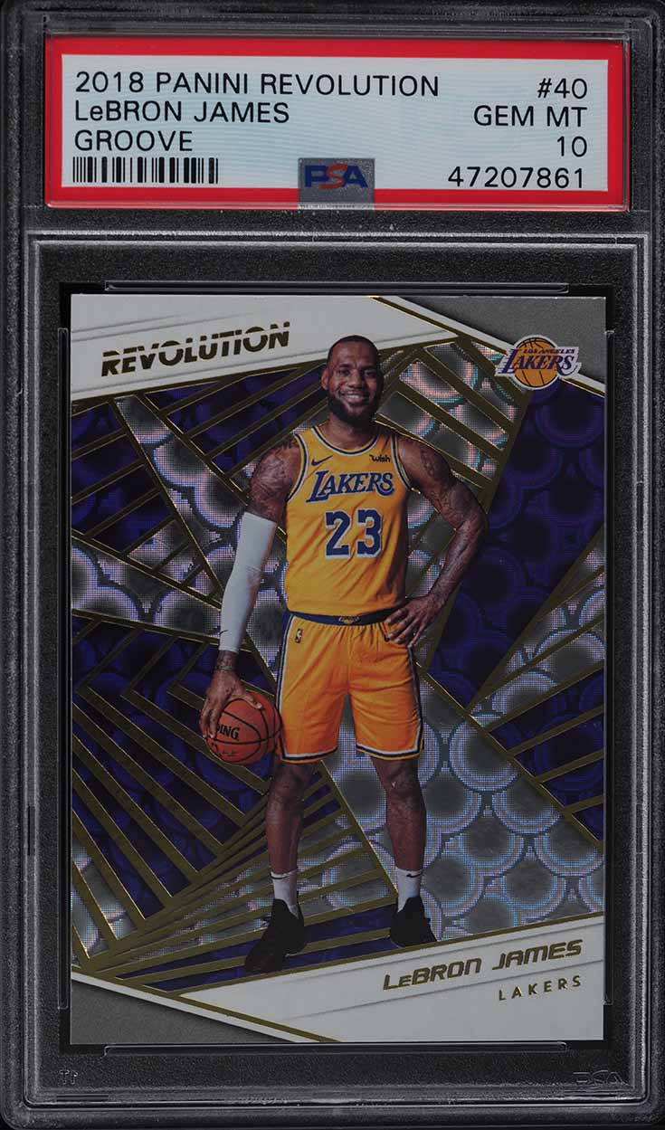 2018 Panini Revolution Groove LeBron James #40 PSA 10 GEM MINT