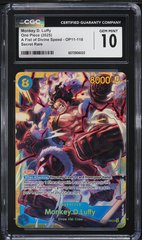 2025 One Piece Japanese A Fist Of Divine Speed Monkey D
