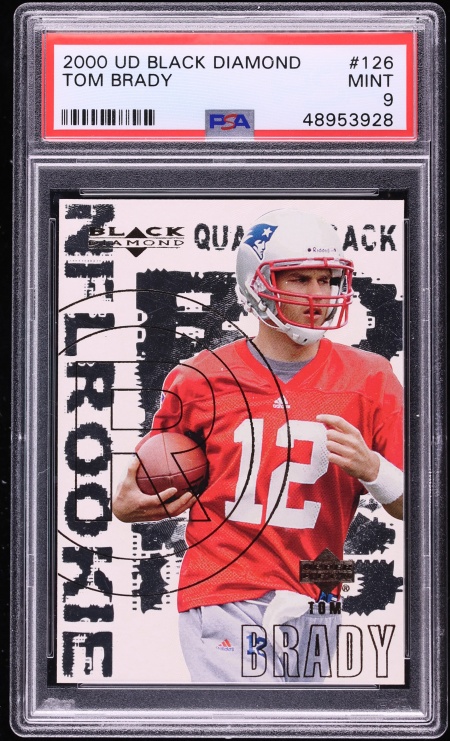2000 Black Diamond Tom Brady ROOKIE #126 PSA 9 MINT