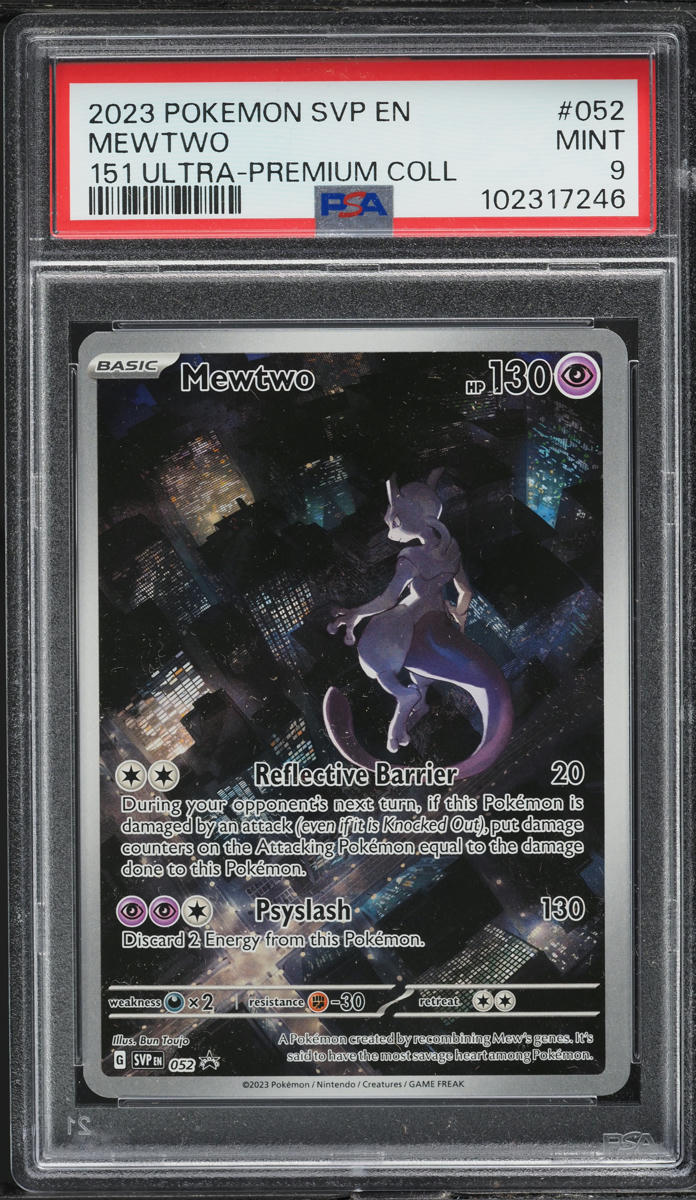 2023 Pokemon Scarlet & Violet Promo 151 Ultra Premium Collection Mewtwo #52 PSA 9 MINT