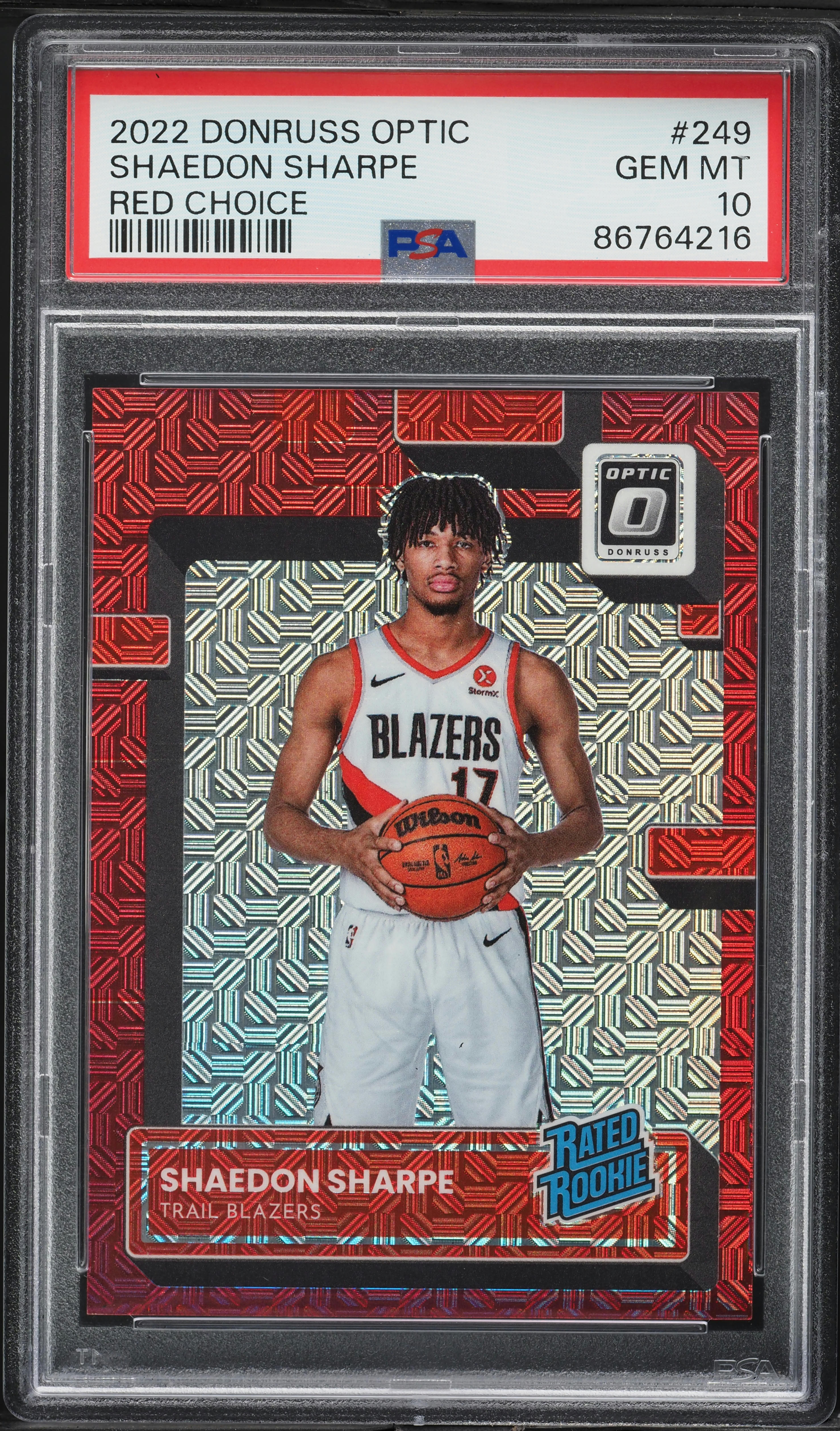 その他 shaedon sharpe auto OPTIC GOLD PSA10 shaedon sharpe auto OPTIC GOLD PSA10