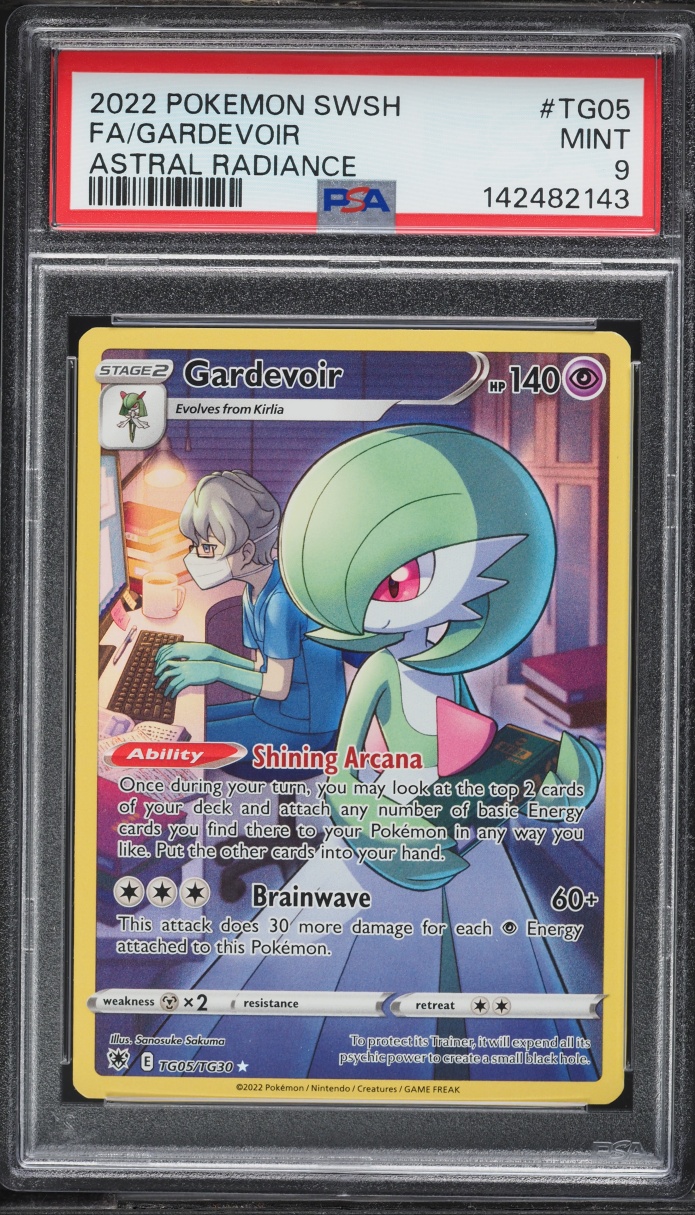 2022 Pokemon Sword & Shield Astral Radiance CHR Gardevoir #TG05 PSA 9 MINT