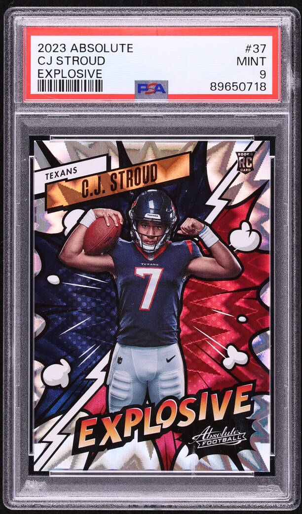 2023 Absolute Explosive C.J. Stroud ROOKIE #37 PSA 9 MINT