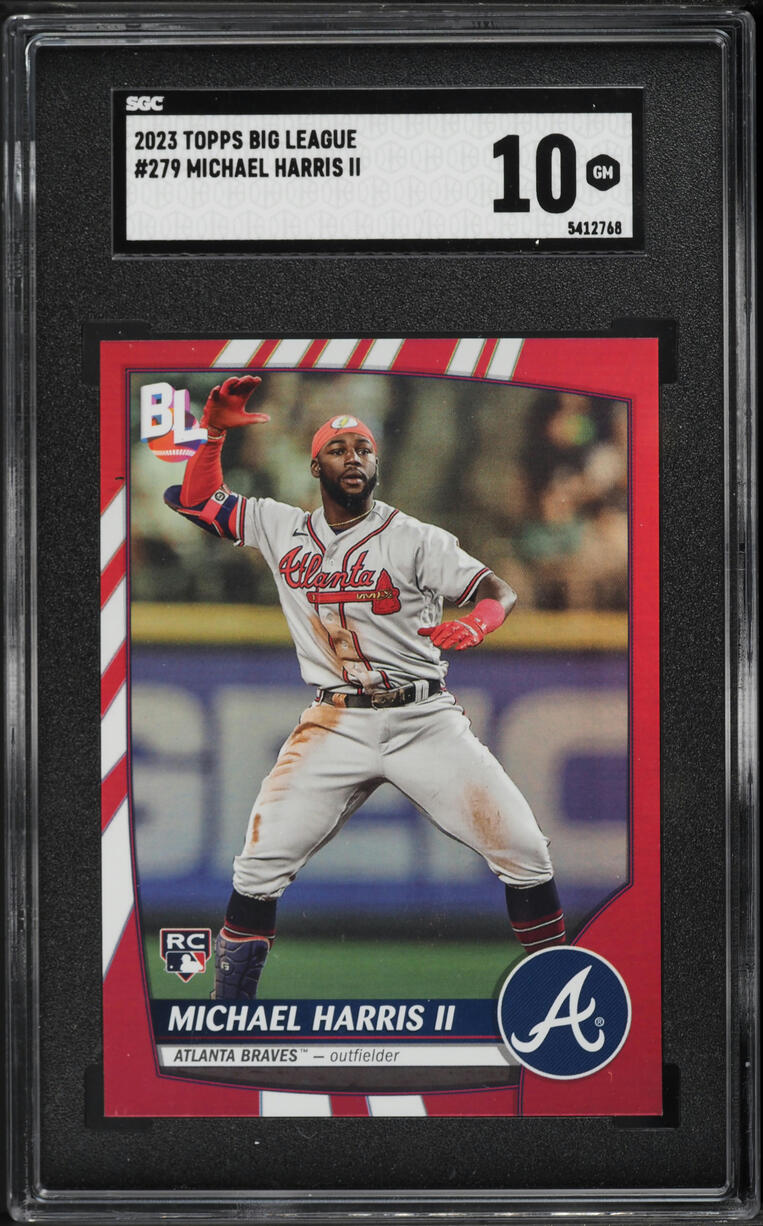2023 Topps Big League Michael Harris II ROOKIE #279 SGC 10 GEM MINT